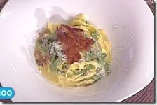 Paglia e fieno alla carbonara
