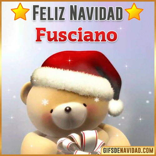 Feliz Navidad Fusciano