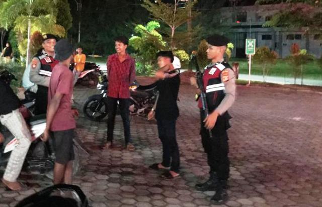 Sat Samapta Polres Aceh Timur Patroli Malam Hari, Cegah Gangguan Kamtibmas