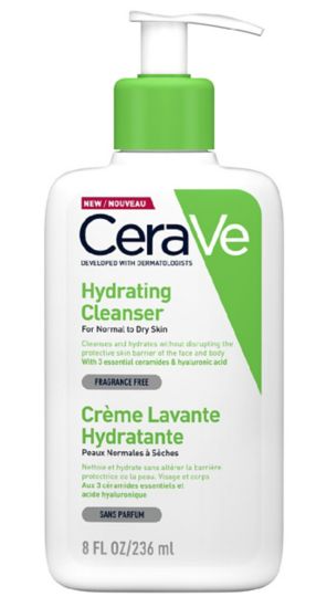 CeraVe Hydrating Cleanser for Normal to Dry Skin