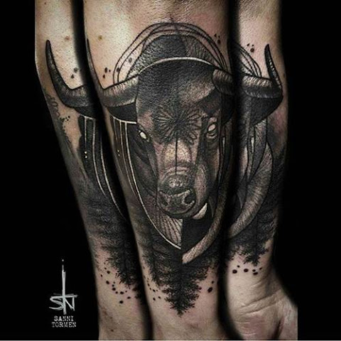 Exciting Graphic Tattoos by Sanni Tormen