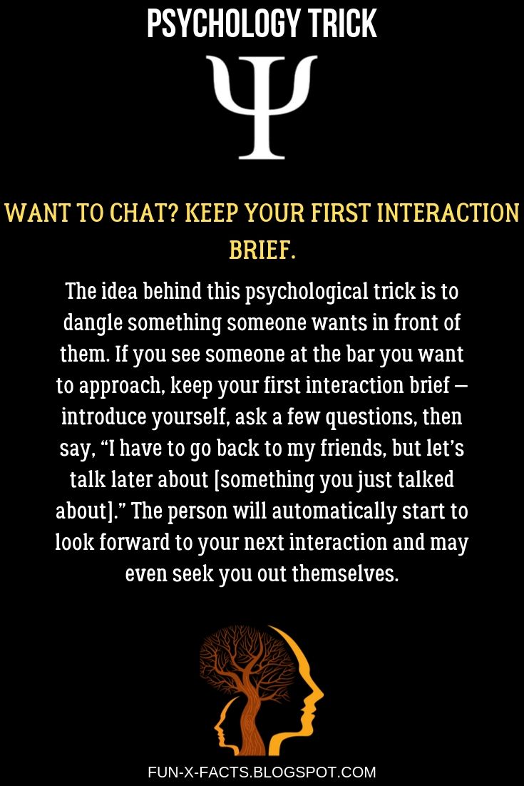 Want to chat? Keep your first interaction brief - Best Psychology Tricks