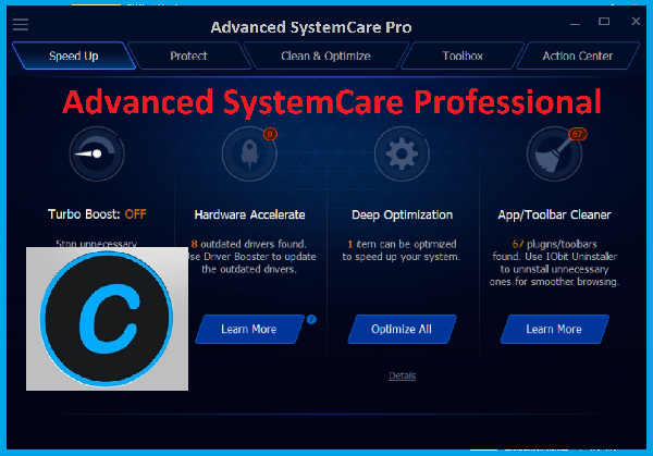 Advanced SystemCare Pro 12.0.3.199 Key With Full Crack Latest Download