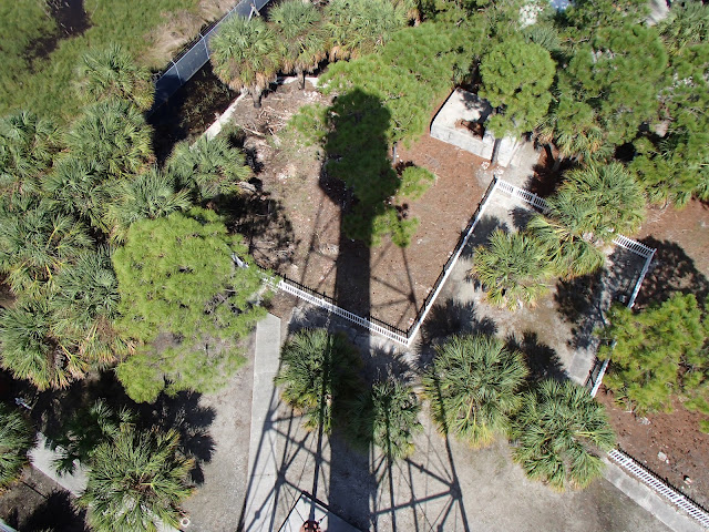 shadow of lighthouse