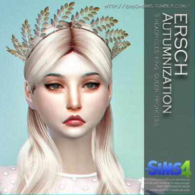 ERSCH - Autumnization Crowns for TS4
