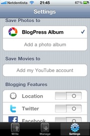 blogger iphone