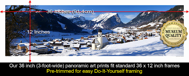 Large Wide panoramic photo prints for sale, wikipedia Owen Art Studios Panoramas