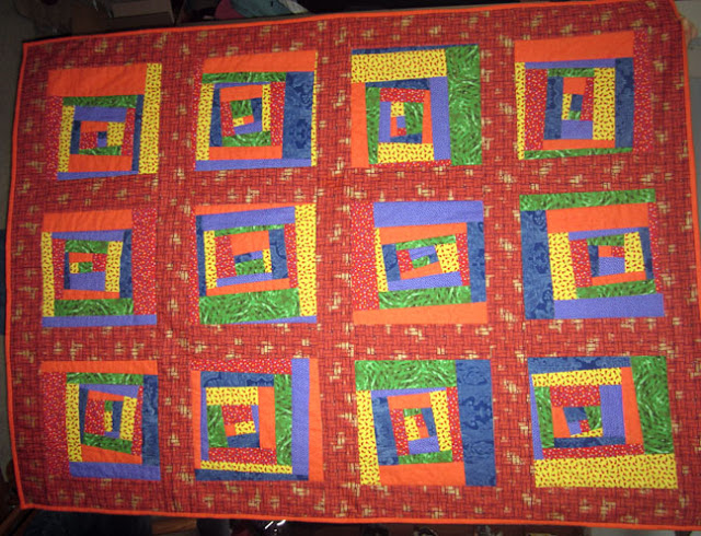 rainbow quilt