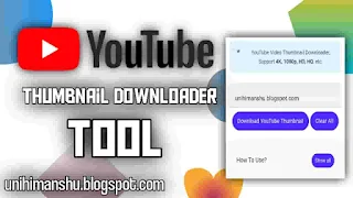 YouTube Video Thumbnail Downloader