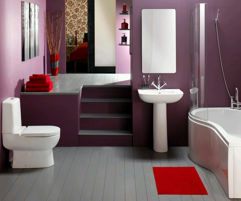 Luxury modern bathrooms designs decoration ideas. title=