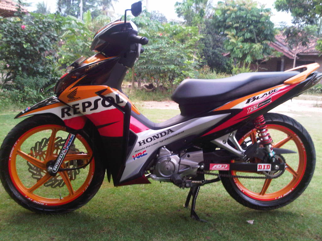 Modifikasi Motor Honda Blade Standar Modify Now