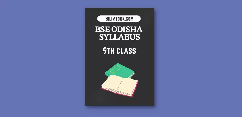 BSE Odisha 9th Class Syllabus PDF