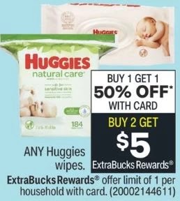 Huggies Natural Care Refreshing Baby Wipes