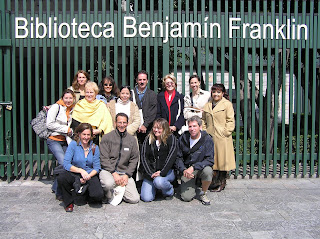 Fulbright teachers at the Benjamin Franklin Library