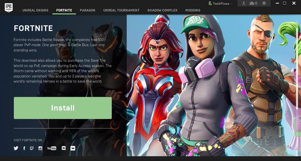 Download Fortnite Free, Install Fortnite Windows 10 Laptop Desktop