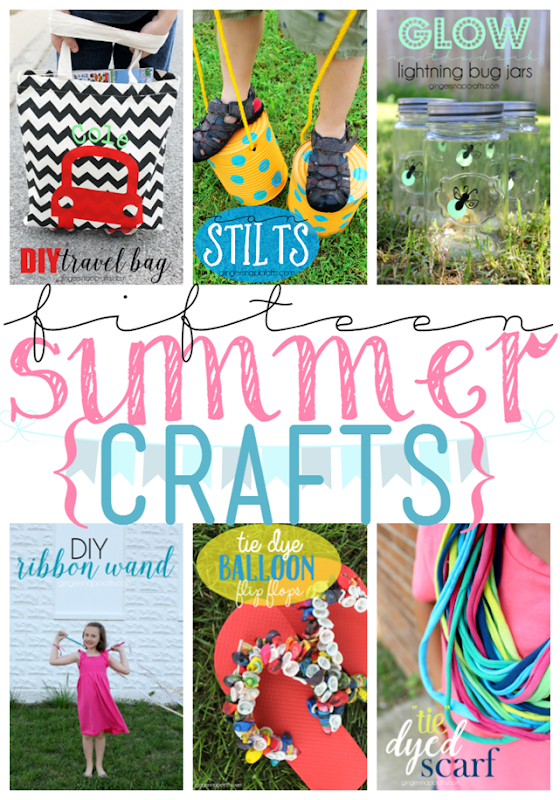 Fifteen Summer Crafts at GingerSnapCrafts.com #summer #crafts_thumb[2]