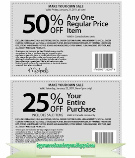 Free Printable Michaels Coupons