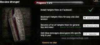 Vampire Wars 40 Favor Points