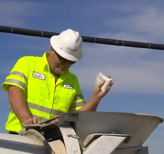 Dispensing Super Air Plus to a truckload of concrete