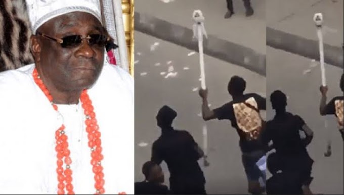 Stolen Oba Of Lagos staff returned mysteriously hours after deadline