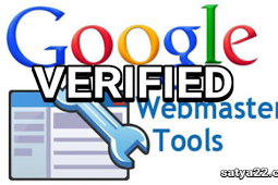 Cara mudah daftar dan verifikasi blog ke google webmaster tools