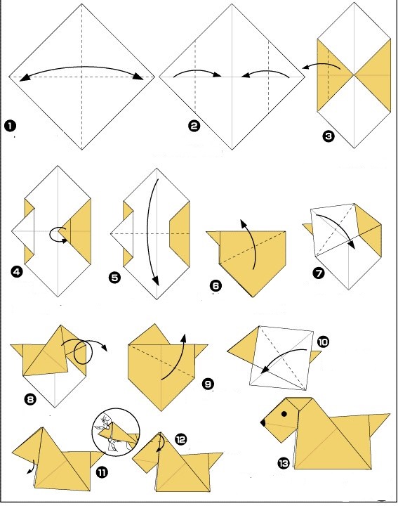 tutorial origami mudah 