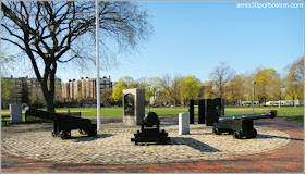 Cañones Ingleses en el Cambridge Common