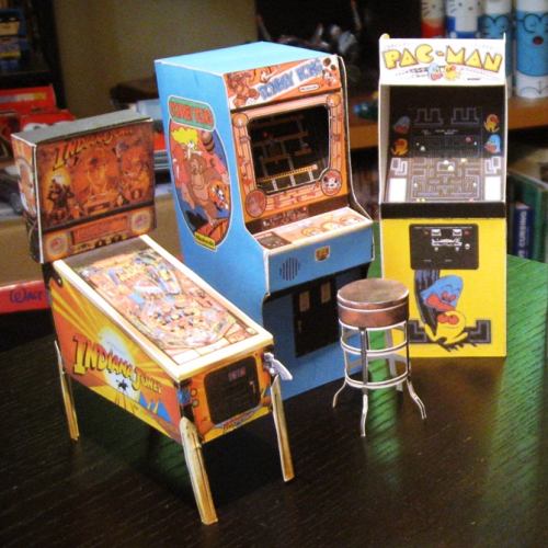 pacman Pacman   Arcade  papercraft papercraft arcade arcade Mini  Machine Papercraft