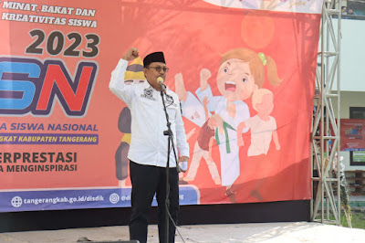 Ratusan siswa SD se-Kabupaten Tangerang Ikuti O2SN 2023