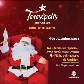 Teresópolis Terra de Luz 2021: Programação do ‘Natal do Reencontro’ começa sábado, 04/12