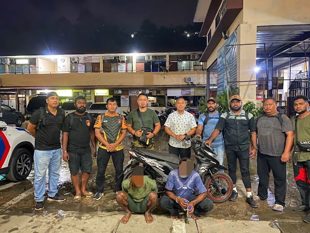 2 Residivis Curanmor Kembali Ditangkap di Seputaran Kota Jayapura