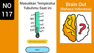 Kunci Jawaban Brain Out Level 117: Masukkan Temperatur Tubuhmu Saat ini