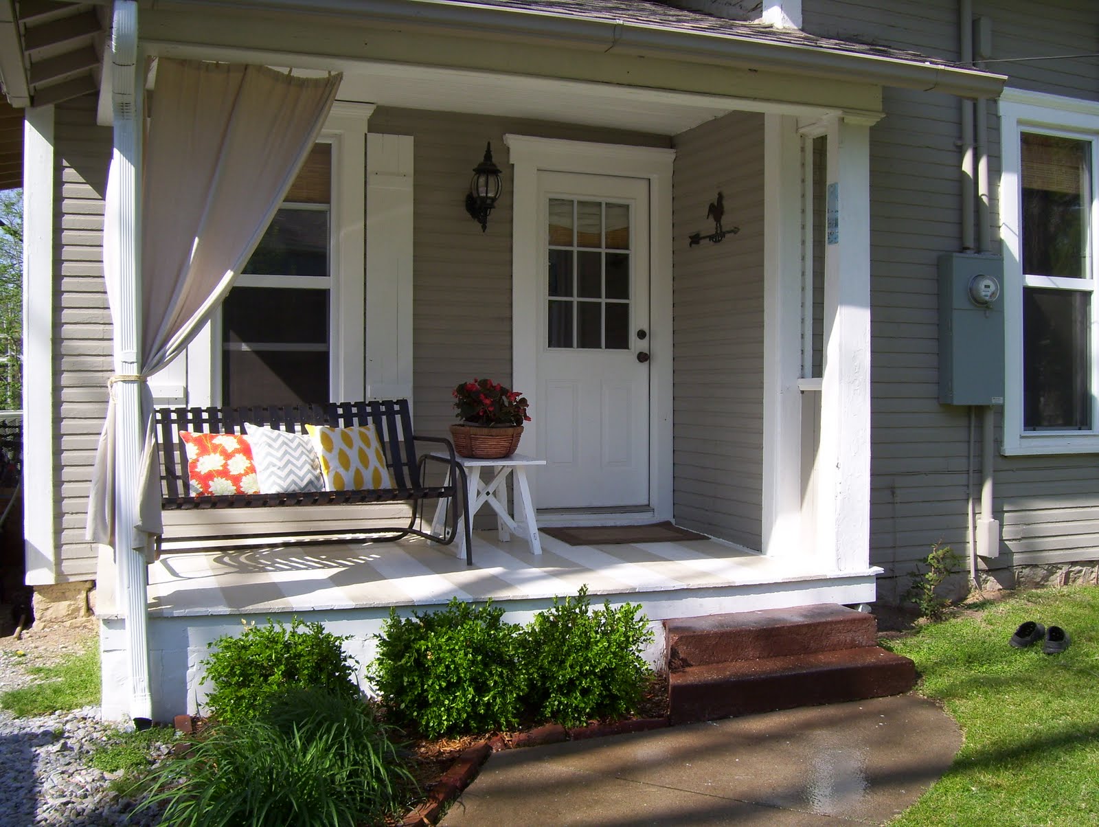 vintage home  love Front  and Side Porch  Redo