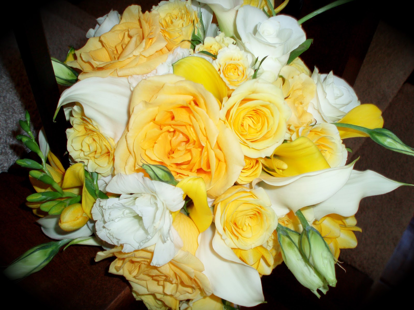 wedding decoration yellow