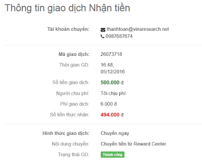 Hướng dẫn làm khảo sát online kiếm tiền vinaresearch