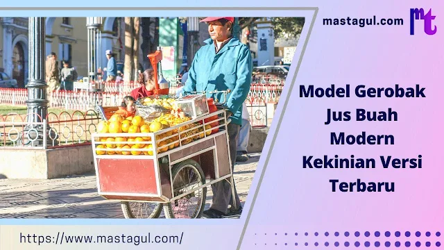 Gerobak Jus Buah Modern