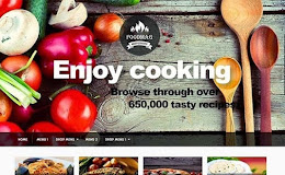 FoodMag Blogging blogger template