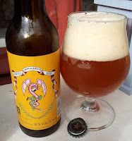 Swedish Drakens DIPA beer and beer glass