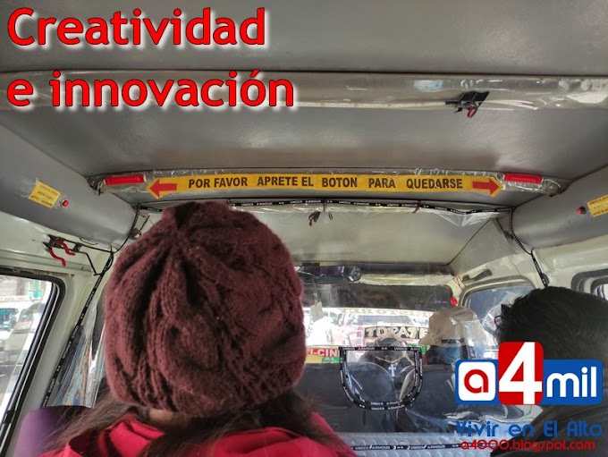 Creatividad: Minibuses alteños con botones para avisar que vamos a bajar del vehículo