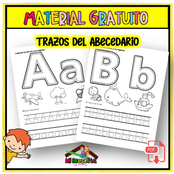 trazos de las letras del abecedario para escribir correctamente