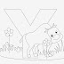 Y is for Yak - Animal Alphabet Letters Worksheet