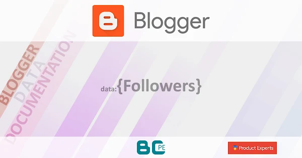 Blogger - Les données du gadget Followers