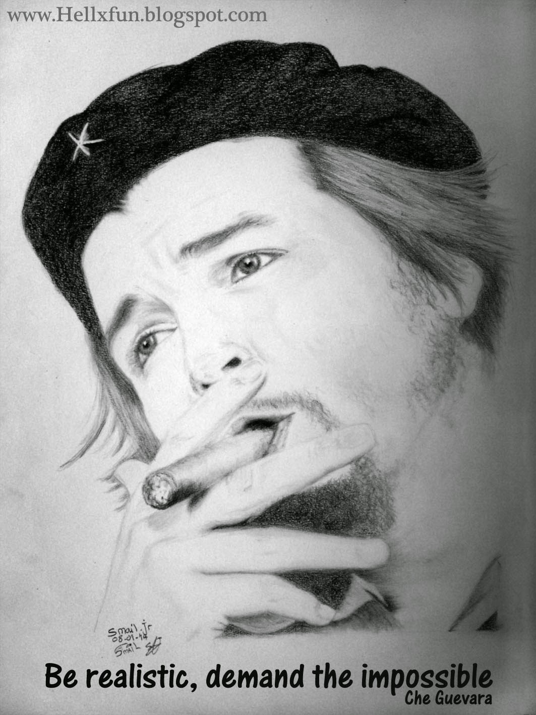 Che Guevara Drawing Smail Jr