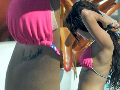 miley cyrus tattoos pictures. Both of these tattoos are