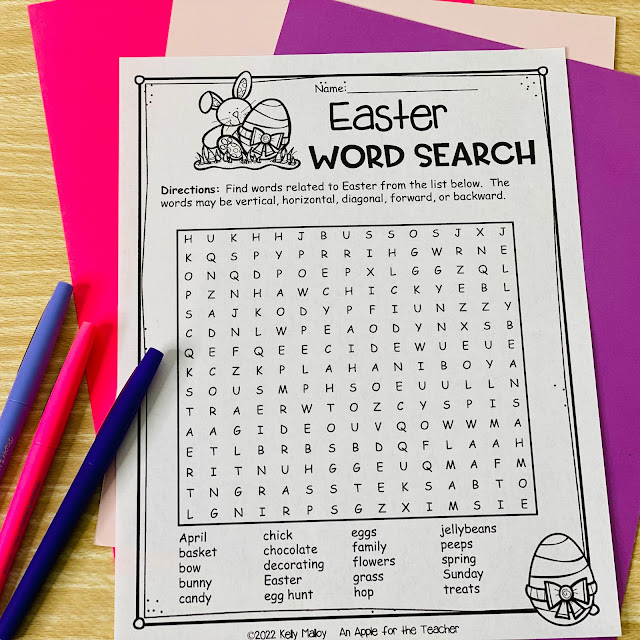 Easter Word Search Printable