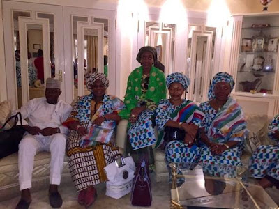 Photos: Tinubu, Buhari, Osinbajo, visit IBB at his home in Minna