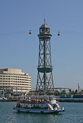 Funicular Tower in Port Barcelona