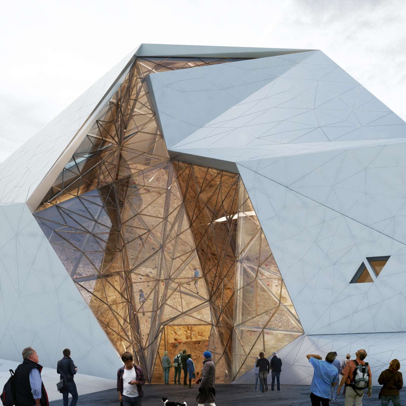 New Wave Architecture: POLOUR ROCK CLIMBING HALL by NEW WAVE ARCHITECTURE