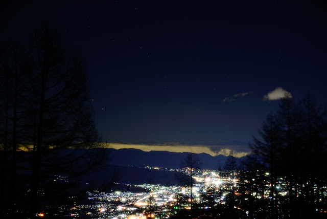 ニコンD610 甘利山 夜景