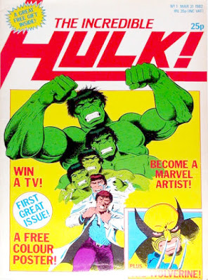 Incredible Hulk #1, Marvel UK March 1982